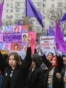 Протест в Бишкеке, приуроченный к Международному дню борьбы за права женщин, 8 марта 2024