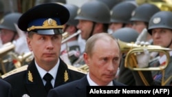 Владимир Путин и Виктор Золотов в Вене, 24 мая 2007