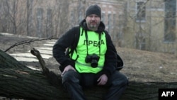 Корреспондент новостного агентства Андрей Стенин в Киеве
